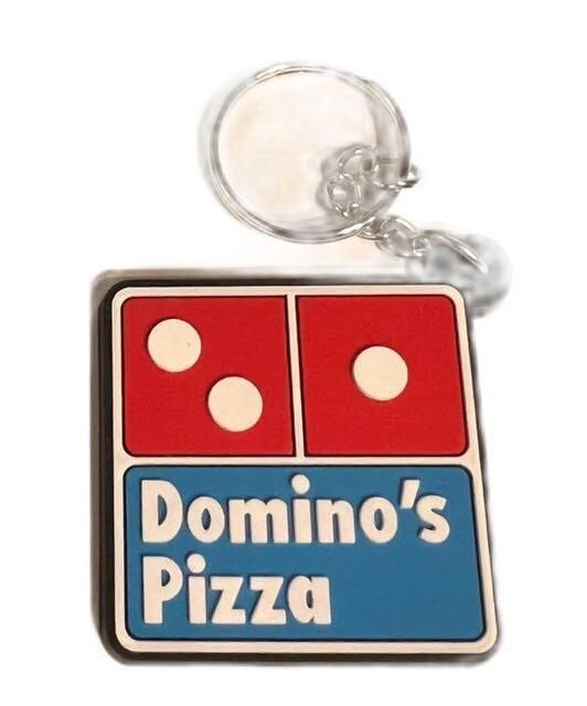 ドミノピザ Domino’s Pizza ラバーキーホルダー RC042