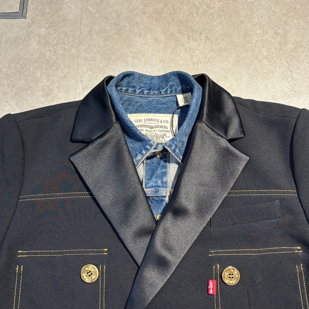 sacai レイヤードミリタリーシャツドッキングジャケット (サカイ