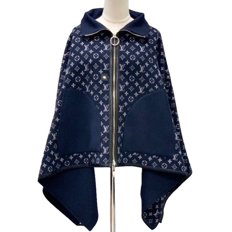 ルイヴィトン LOUIS VUITTON モノグラム ケープ コート ポンチョ