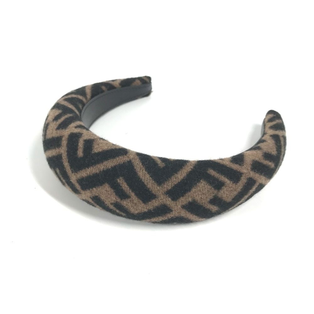 FENDI フェンディ　ズッカ　カチューシャ FENDI フェンディ カチューシャ ズッカ レザー - メルカリ