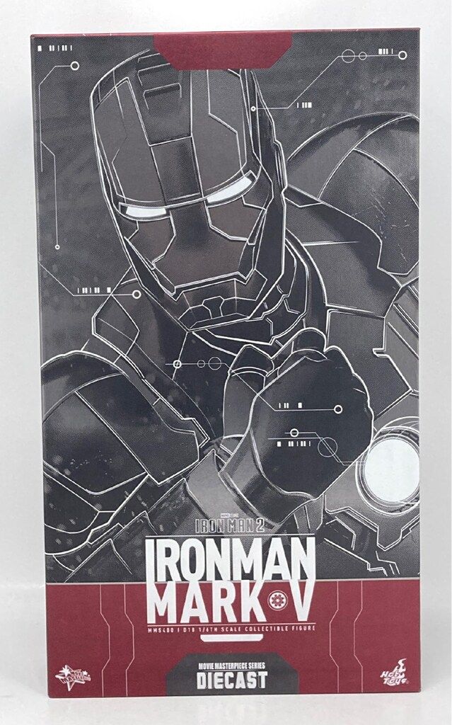 HOTTOYS MOVIE MASTERPIECE DIECAST IRON MAN MARK 5 / DIECAST 400D18