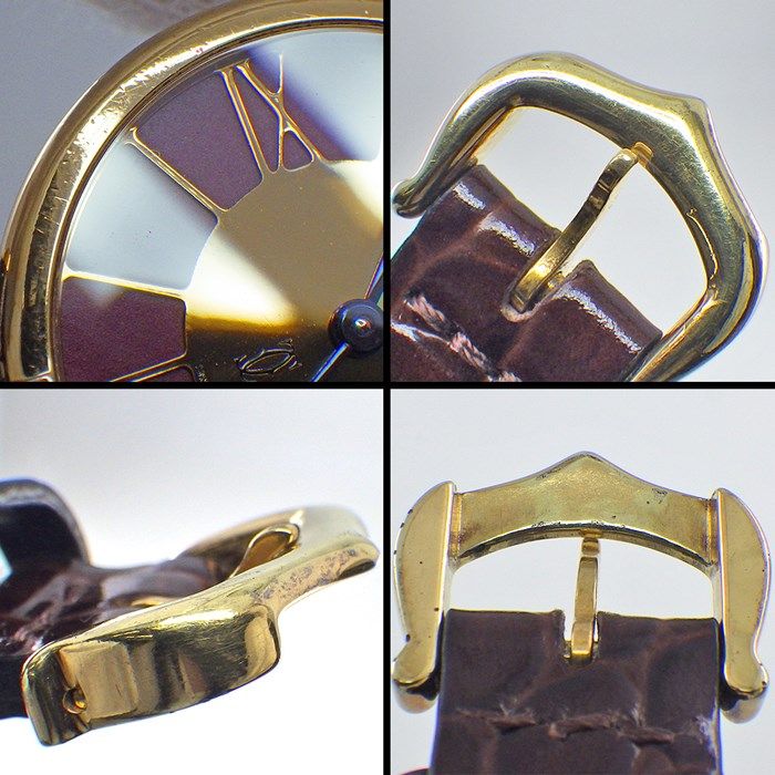 カルティエ Cartier 腕時計 マスト ヴァンドーム SM ゴールド/ワイン  