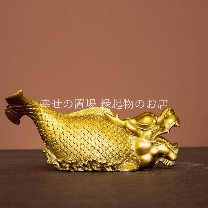 SHINGO 龍おきもの【金運龍如爆上】銅杯付き