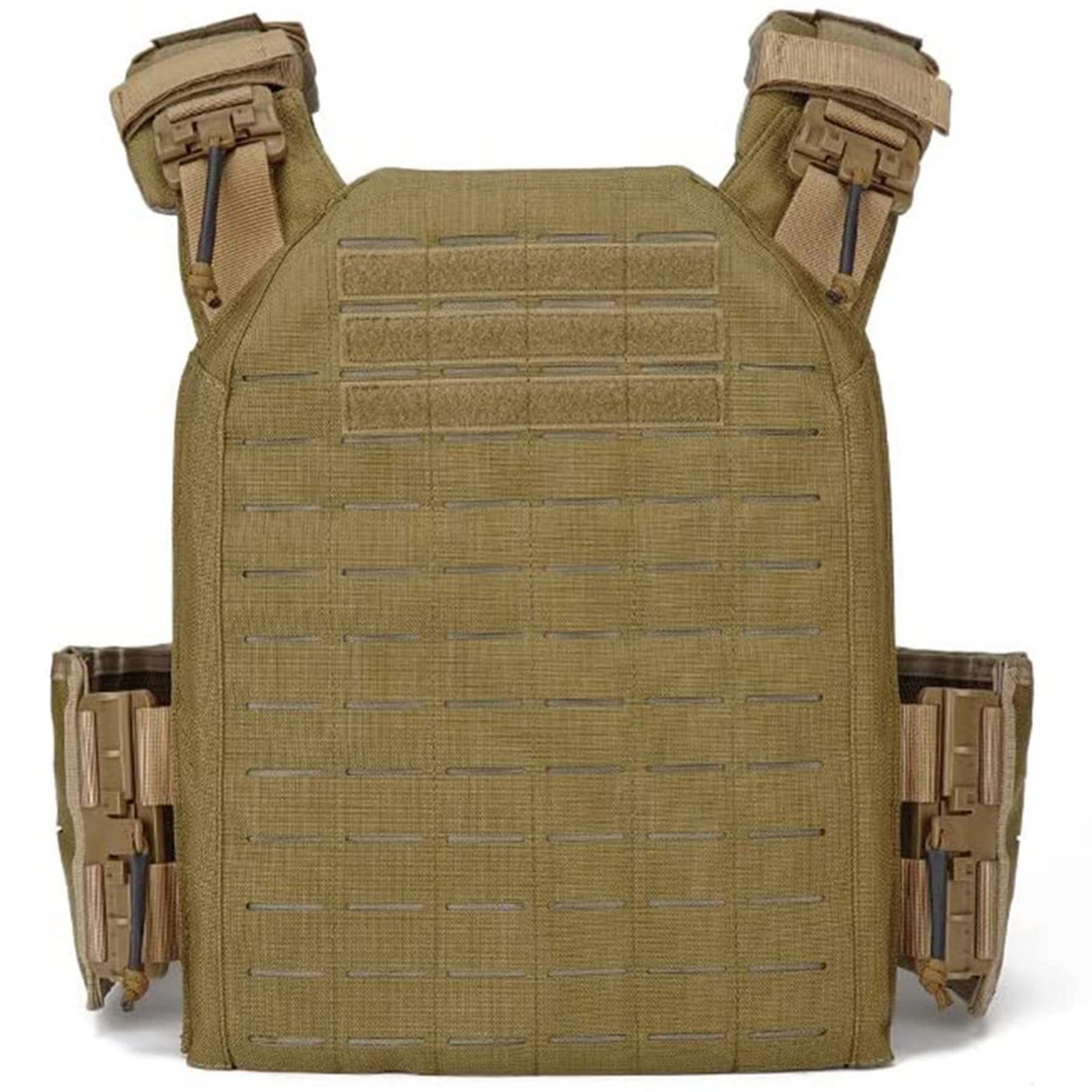 TWINFALCONS タクティカルベスト 軽量 プレートキャリア サバイバルベスト MOLLE モール サイズ調整可 1000Dナイロン素材 レーザー切断