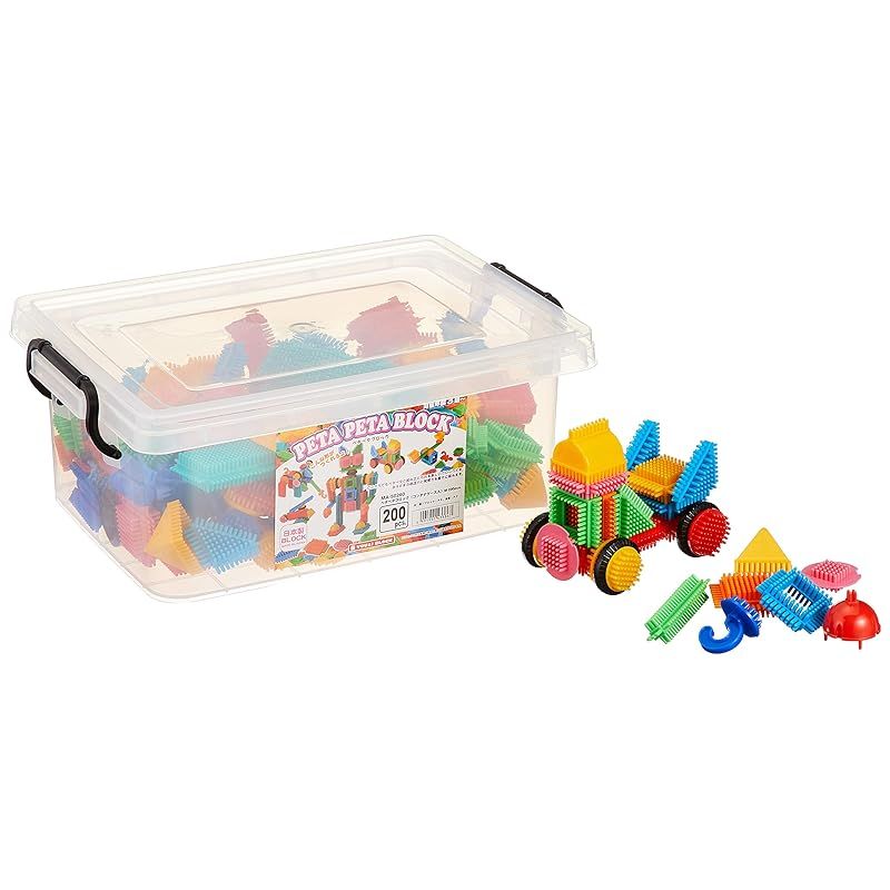 ペタペタブロック コンテナケース入 M 200PCS. 0