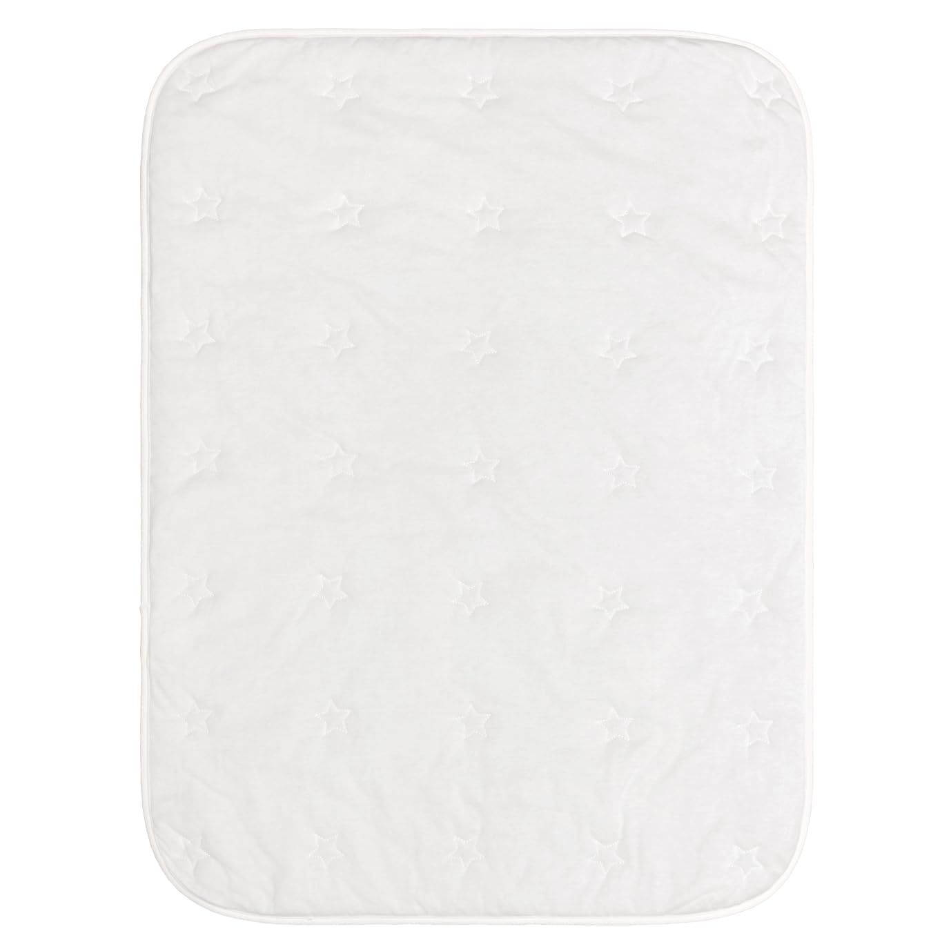 キルトケット 90×65cm スマイルコットンキルト オフホワイト