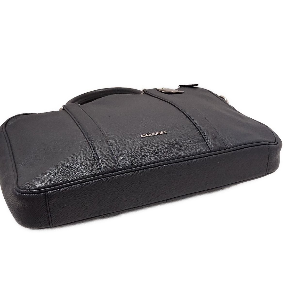 COACH コーチ ビジネスバッグ - F59056 ダークグレー レザー DECORATOM_COM_BR