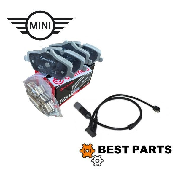 BMW MINI フロントブレーキパッド センサー付き F55 F56 F57 Cooper 34116772892 34356865611 brembo