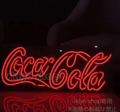 看板 店舗用 コカコーラ Coca-Cola ネオンサイン ネオン管 ネオン看板 アメリカン雑貨 広告用看板 - メルカリ