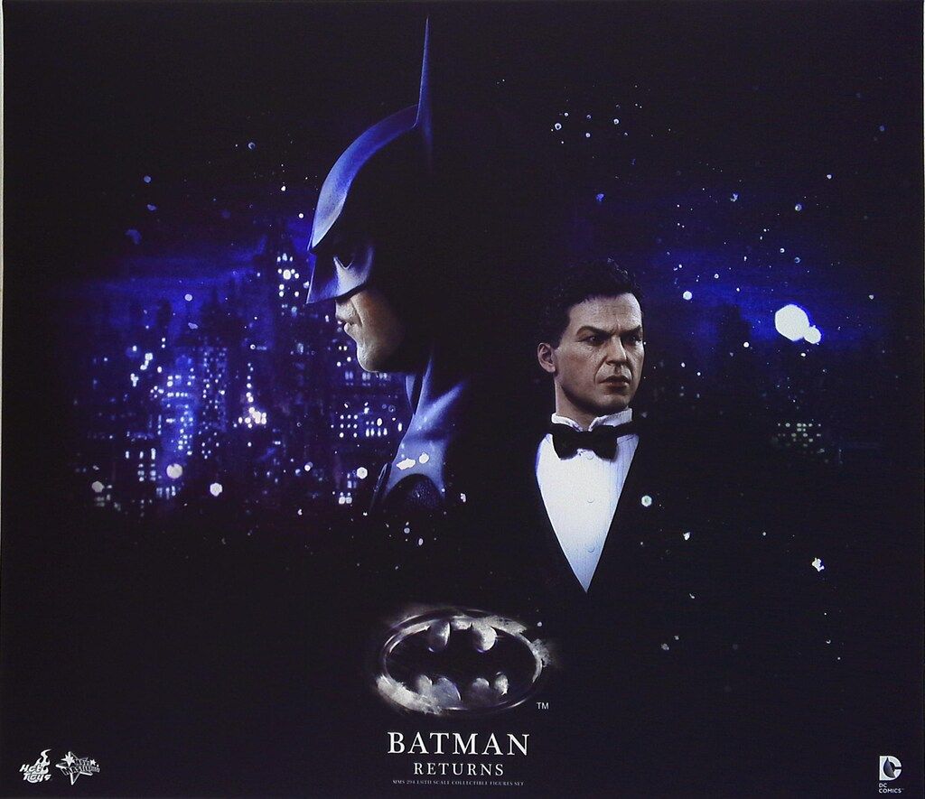 HOTTOYS MOVIE MASTERPIECE BATMAN | RETURNS BATMAN AND BRUCE WAYNE RETURNS MMS294