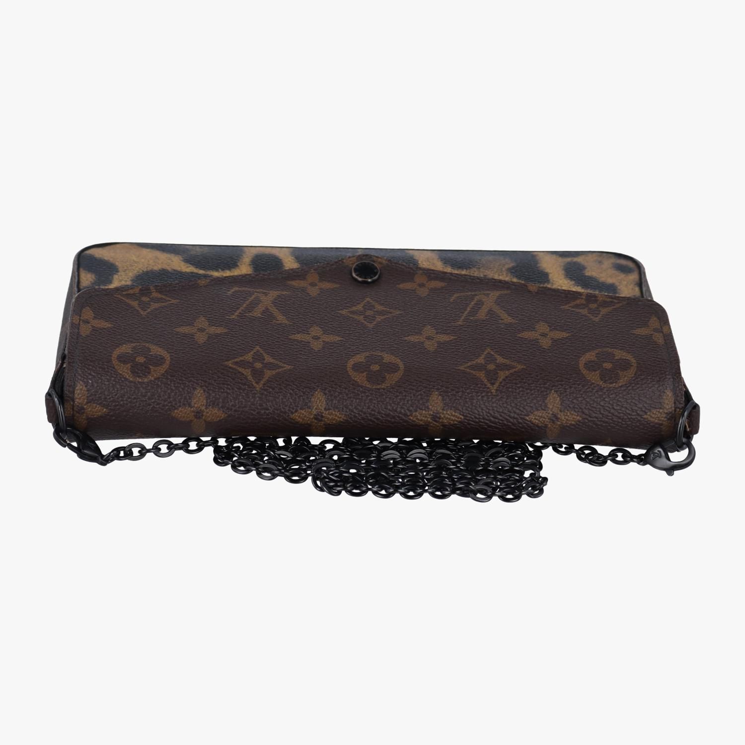 ルイヴィトン Louis Vuitton ショルダーバッグ レディース ポシェットフェリシー モノグラム/ブラウン系 x レオパード  モノグラムキャンバス M62002 MI2146