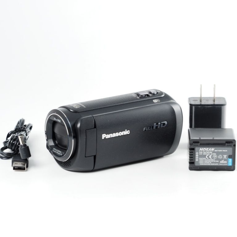 Panasonic HDビデオカメラ ブラック HC V 495 M K 内蔵メモリー64 GB ワイプ撮り 光学50倍 iA 90倍の高倍率ズーム 5軸ハイブリッド手ブレ補正 小型軽量