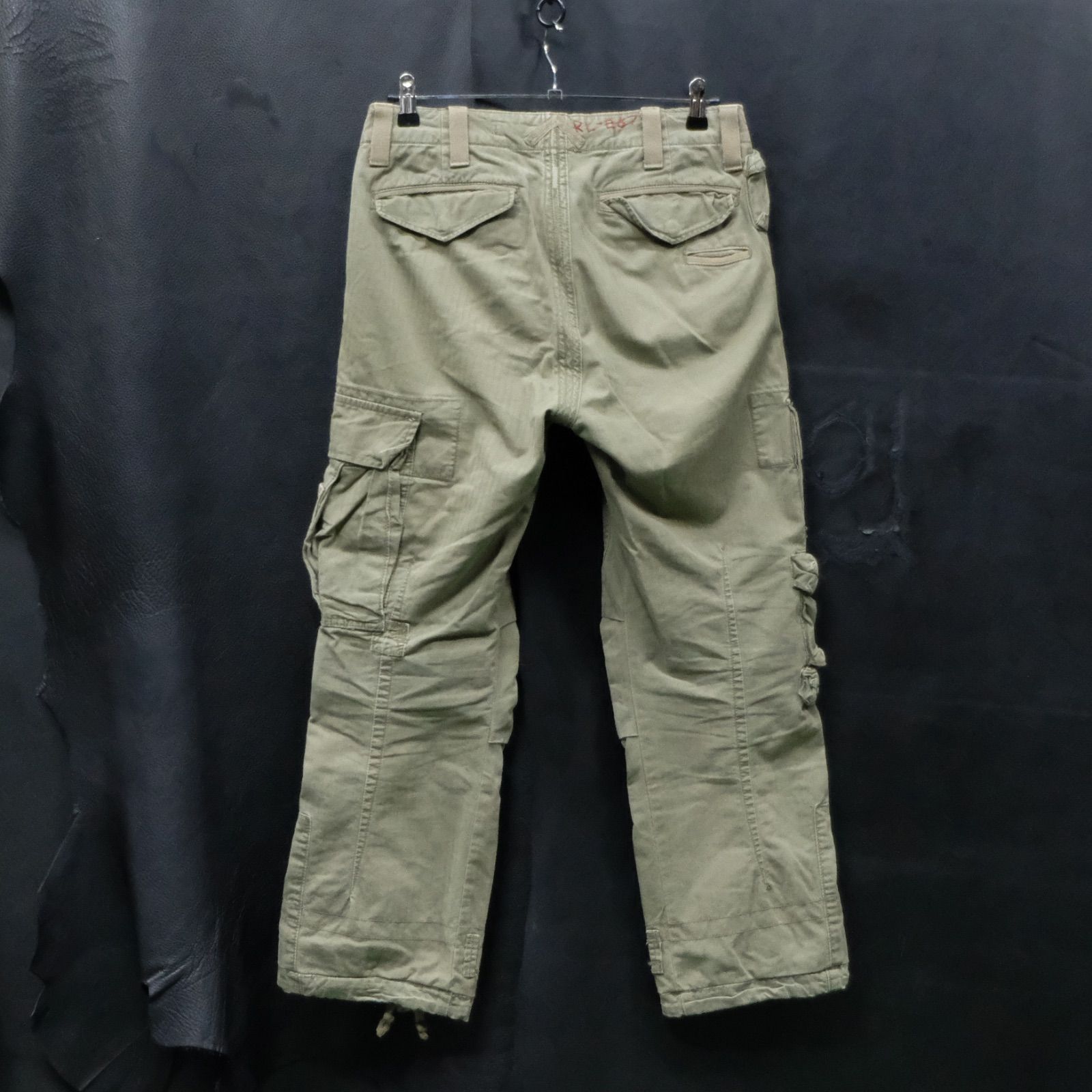 極希少Ralph Lauren ギミックカーゴパンツ　9号美品 POLO RALPH LAUREN - 90s ポロラルフローレン パラシュート