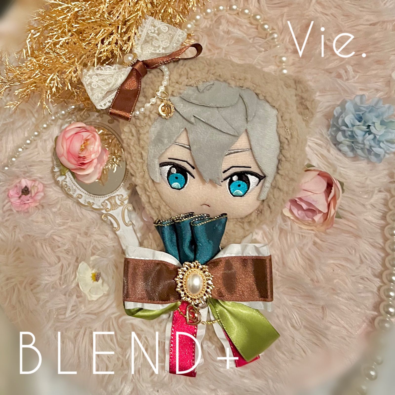 𓊆チェーン付き𓊇シャッフル BLEND＋風 ぬい服  16cm あんスタ - メルカリ