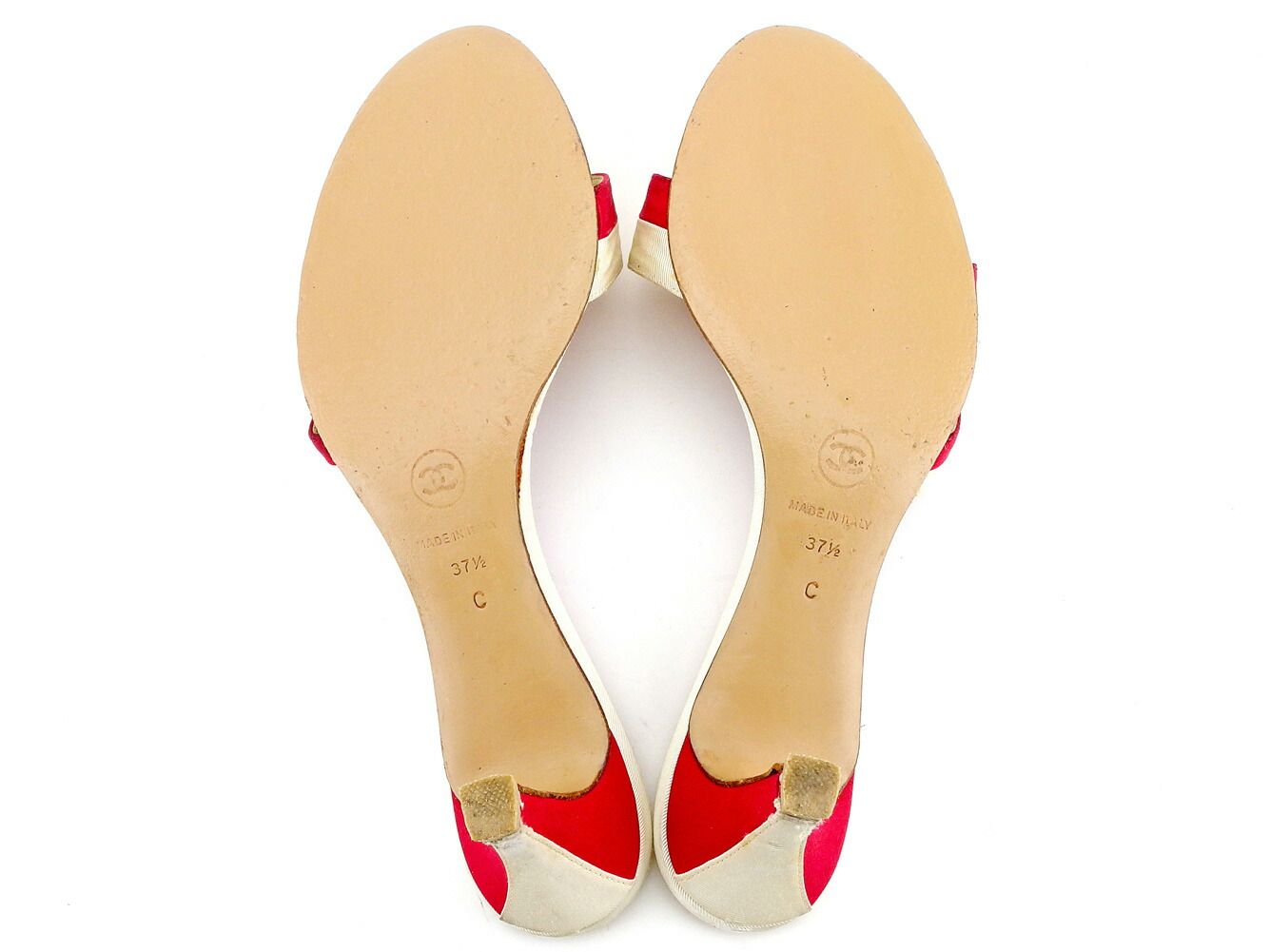 シャネル CHANEL ミュール ココマーク ♯37ハーフC サンダル