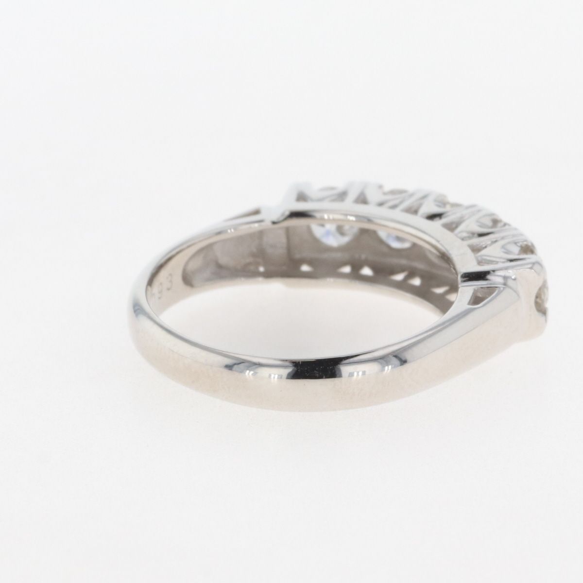 メレダイヤ デザインリング プラチナ 指輪 リング 9.5号 Pt850 