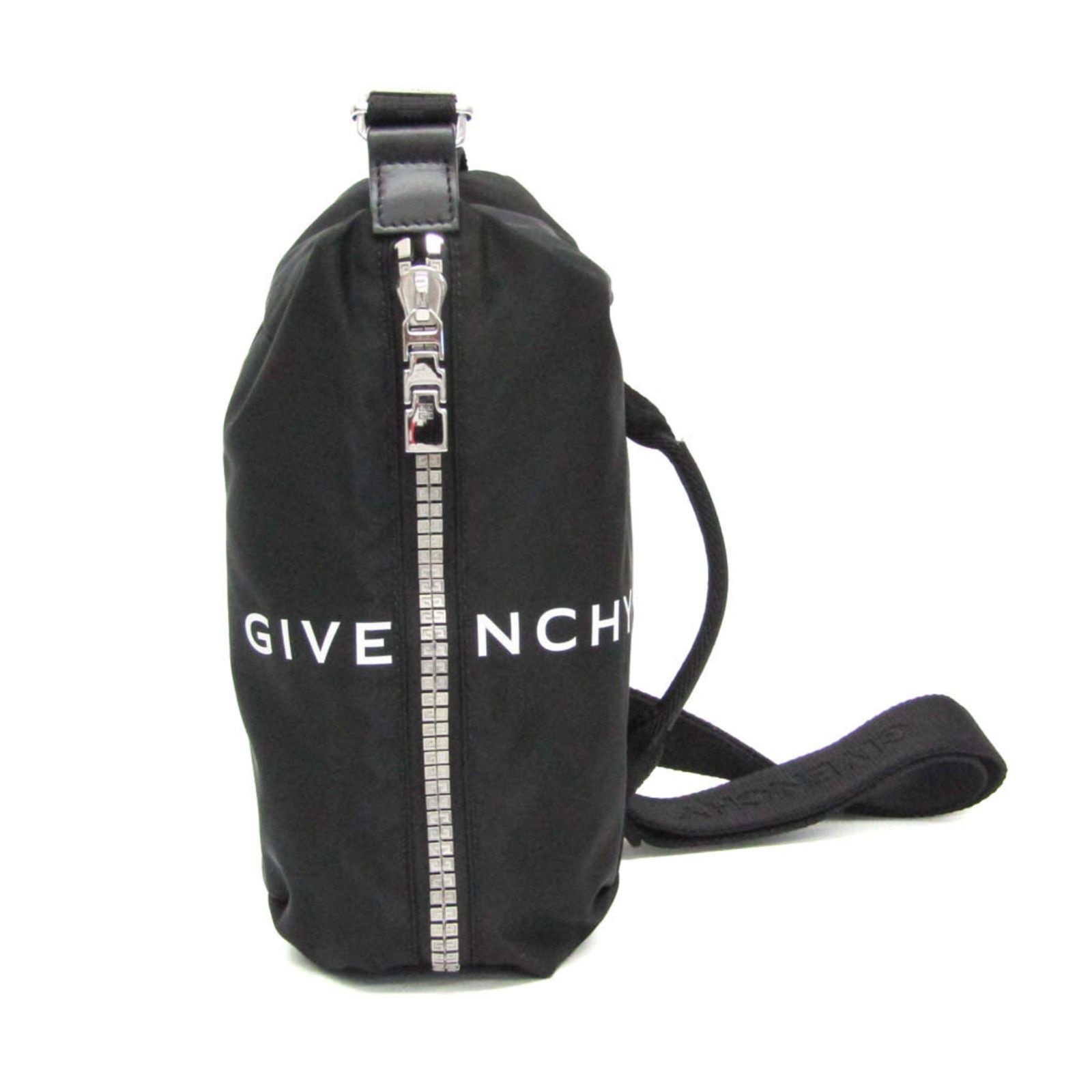 ジバンシィ(Givenchy) Gジップ BKU038K1JE メンズ ナイロン，レザー ウエストバッグ，ボディバッグ ブラック