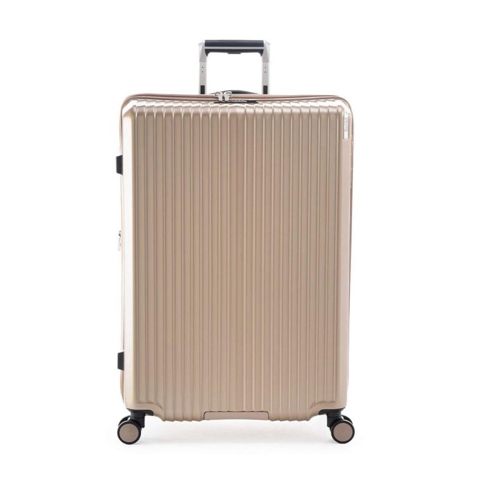 4営業日で発送 A.L.I ALI07528W スーツケース ジッパータイプ 104L 拡張機能付き マットシャンパン ALI-075-28W