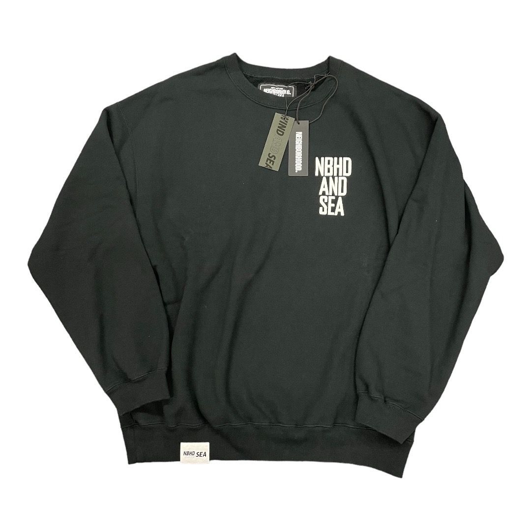 美品 WIND AND SEA x NEIGHBORHOOD Sweatshirt LS Black コラボ ...