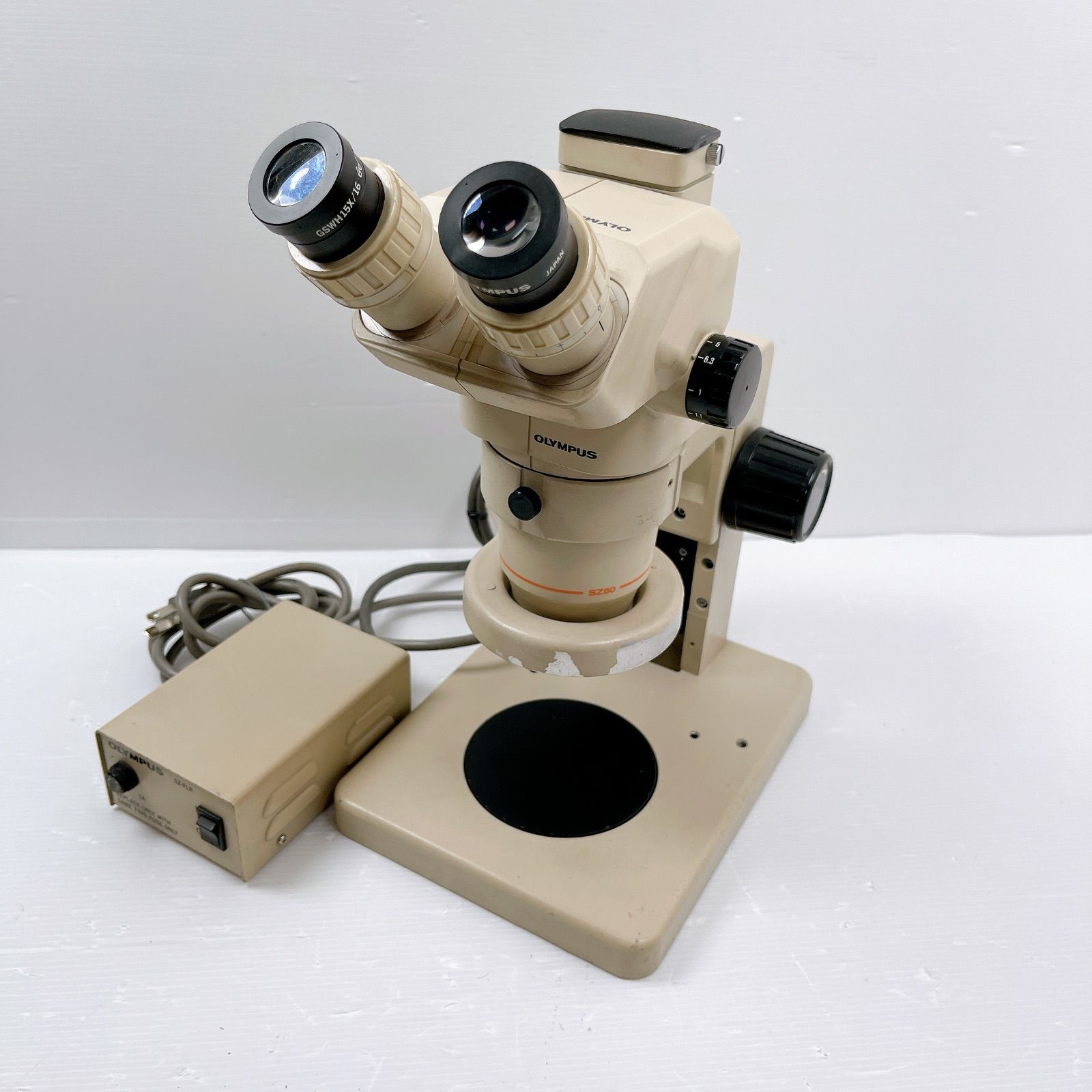 オリンパス 実体顕微鏡 SZ60 通電 済み OLYMPUS 現状品 オリンパス 顕微鏡 sz60 sz-flr