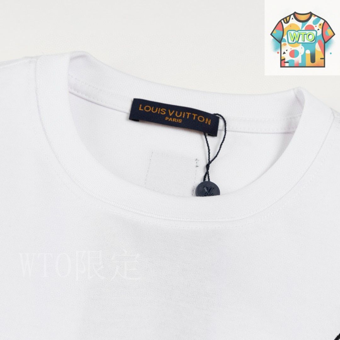 【シンプルおしゃれ♪】LOUIS VUITTON プリントTシャツ 今日特価】LOUIS VUITTON プリント刺繍 T シャツ-2 - メルカリ
