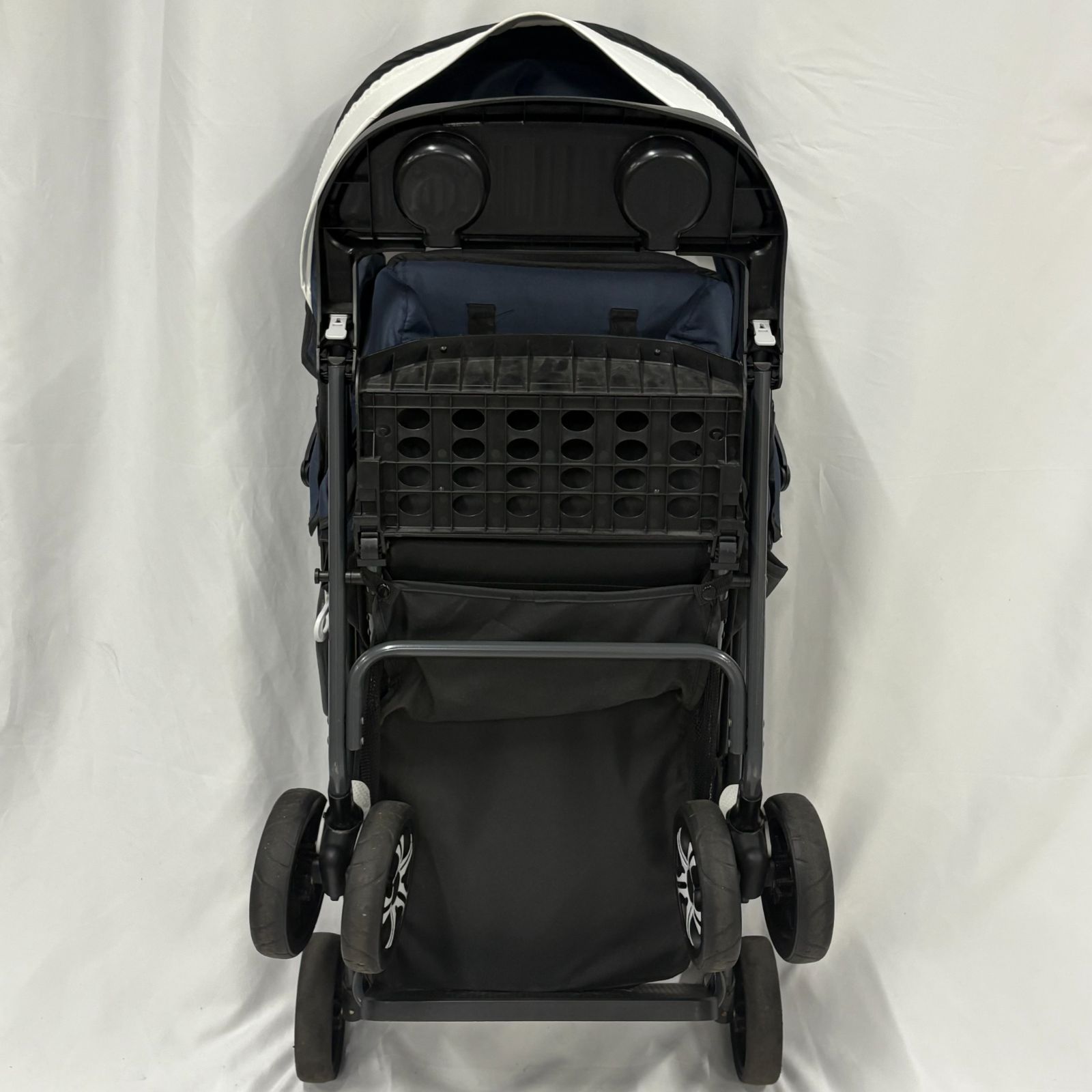 二人乗りベビーカー カトージ 二人でゴーDX オニキス ブラック 新生児