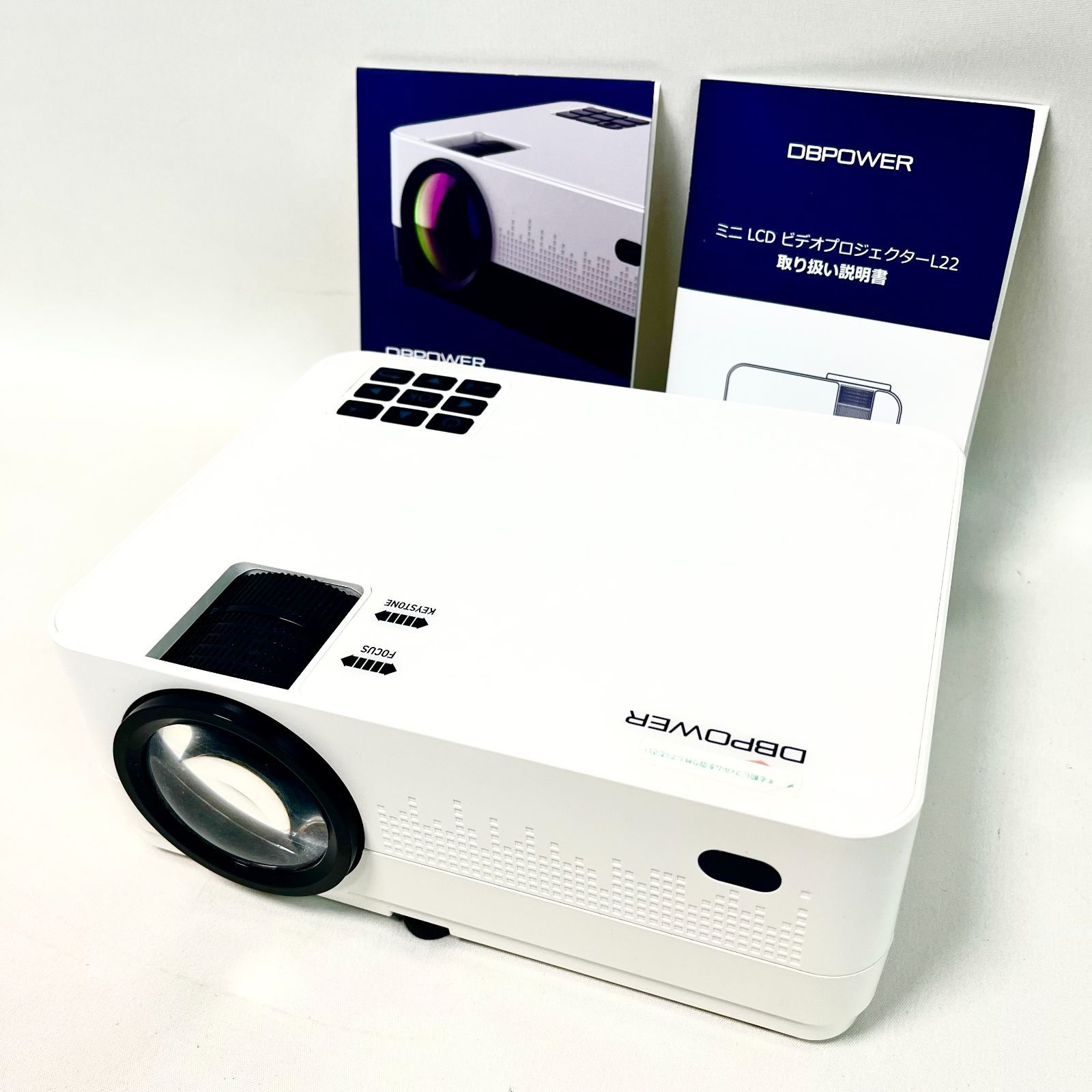 DBPOWER ミニLCDビデオプロジェクター L22 本体 DBPOWER ミニLCDビデオプロジェクター L22 本体 Amazon.co.jp: DBPOWER