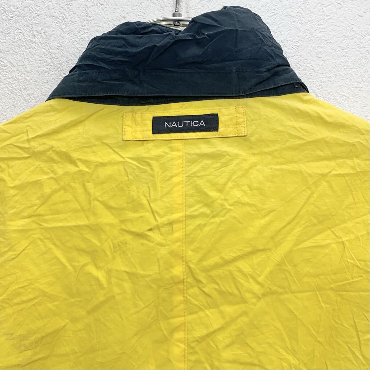 NAUTICA ナイロンジャケット XL イエロー ネイビー ノーティカ 