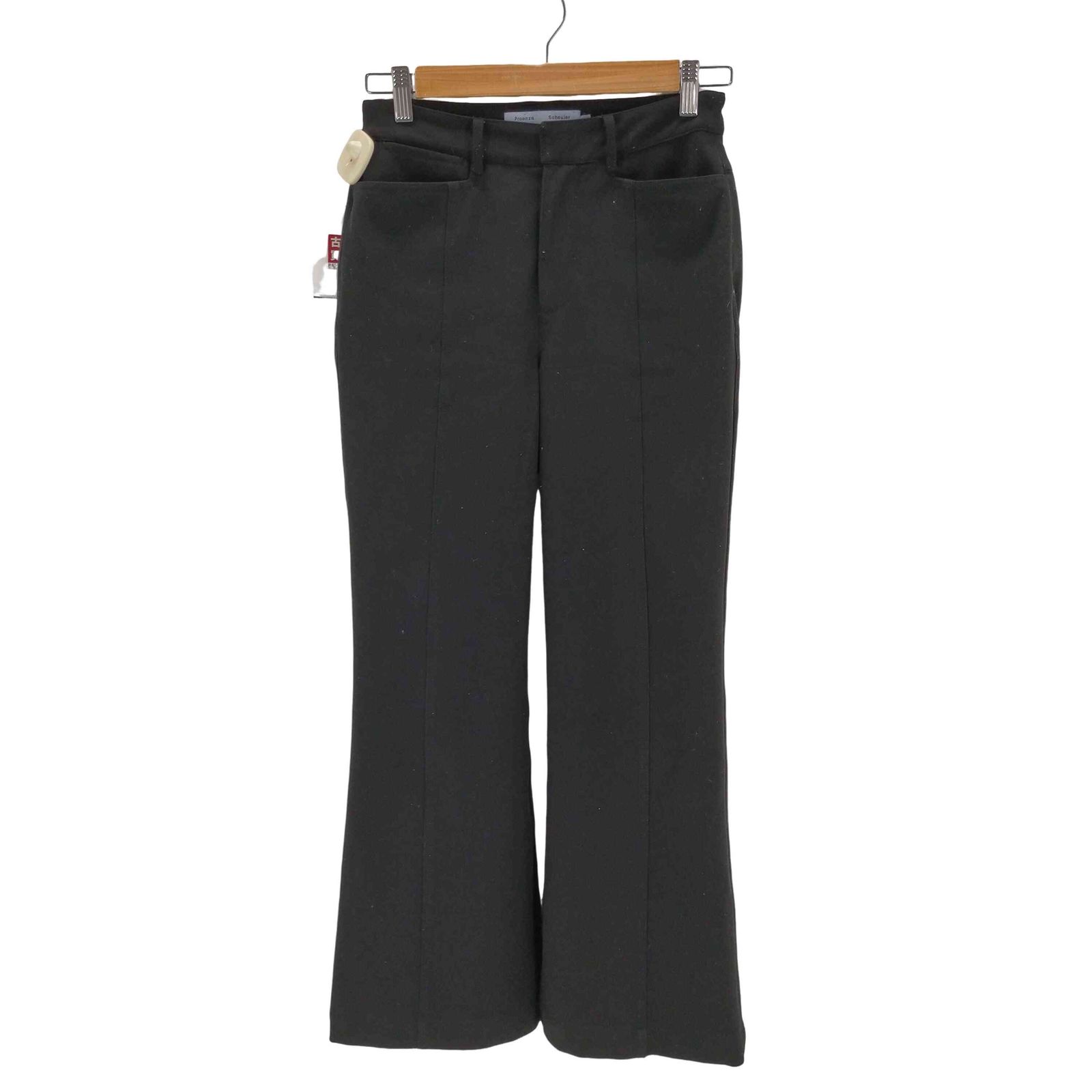 PROENZA SCHOULER(プロエンザスクーラー) WHITE LABEL CREPE-WOVEN FLARED PANTS レディース  2【中古】【ブランド古着バズストア】 プロエンザスクーラー PROENZA SCHOULER WHITE LABEL CREPE-WOVEN