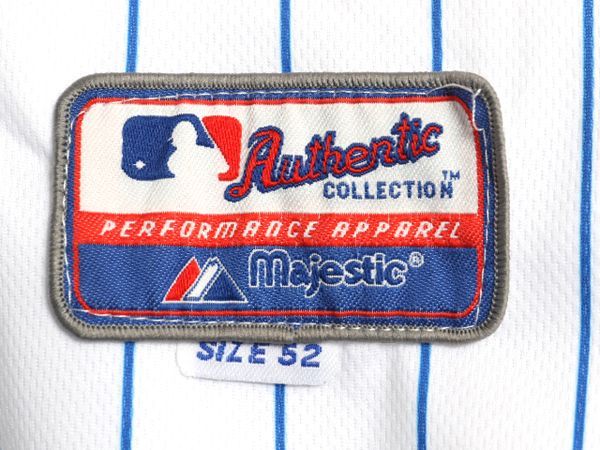 USA製 メッツ ベースボール シャツ メンズ XXL 程/ MLB オフィシャル マジェスティック 大リーグ ユニフォーム ゲームシャツ 大きいサイズ メッツ ベースボール シャツ メンズ XXL 程/ MLB オフィシャル