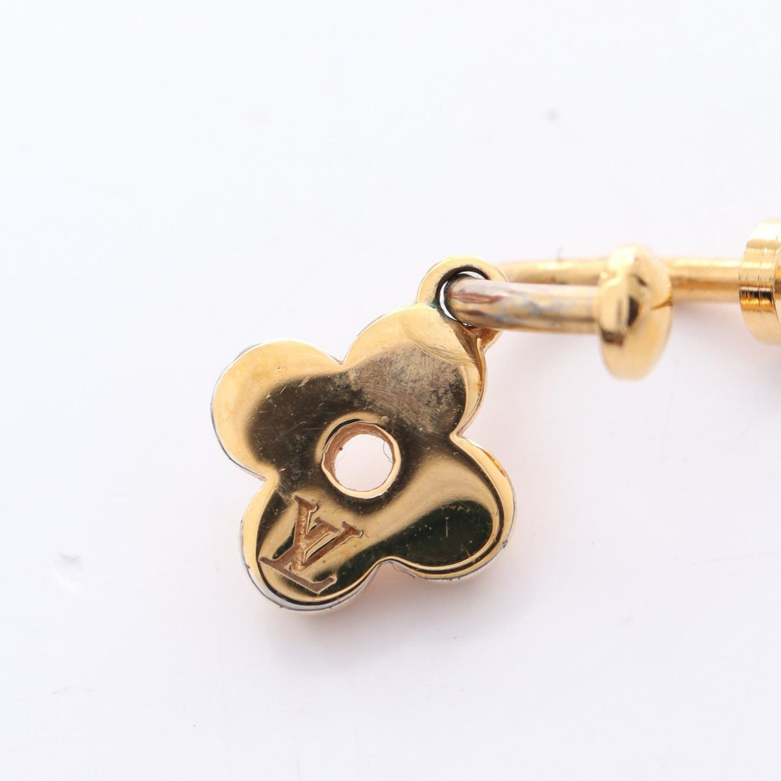 ルイヴィトン ロゴピアス ブックル ドレイユ・ブルーミング ゴールド