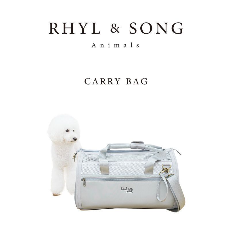 値下げしました！ Rhyl and Song 犬用キャリーバッグ グレー Rhyl & Song グレー キャリーバッグ 犬 スリング メッシュ