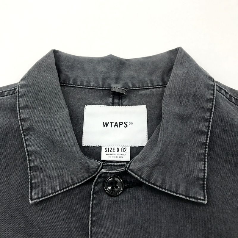 WTAPS ミリタリー シャツジャケット 18WVDT-SHM01 ブルゾン ロゴ WTAPS ミリタリー シャツジャケット 18WVDT-SHM01 ブルゾン ロゴ