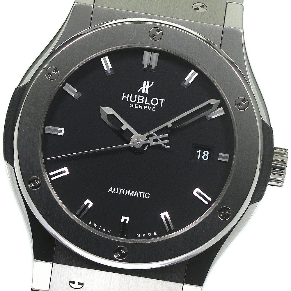 ウブロ HUBLOT 542.NX.1170.NX クラシックフュージョン チタニウム 自動巻き メンズ良品保証書付き_782734 - メルカリ