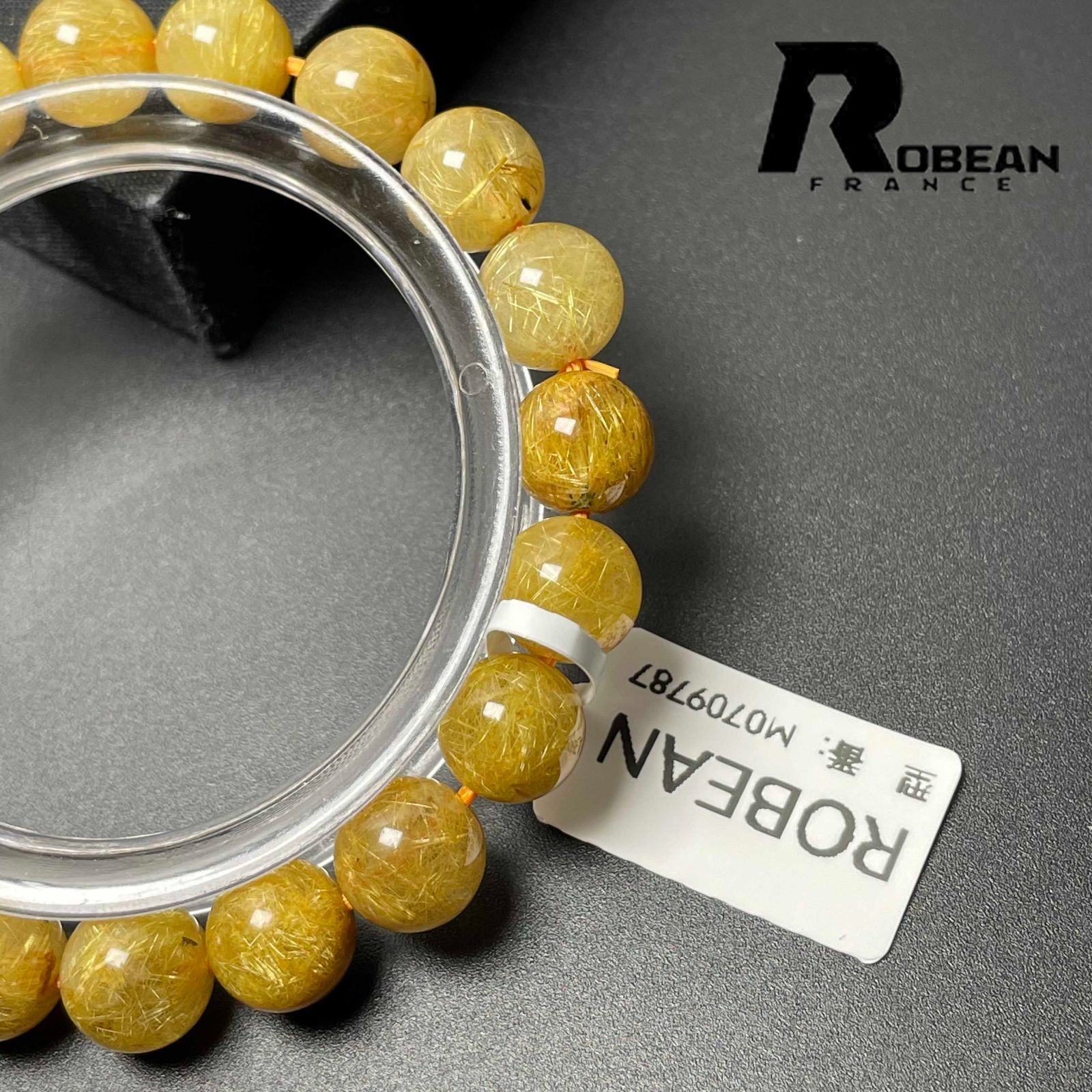 高級 EU製 定価14万円☆ROBEAN・黄金タイチンルチル