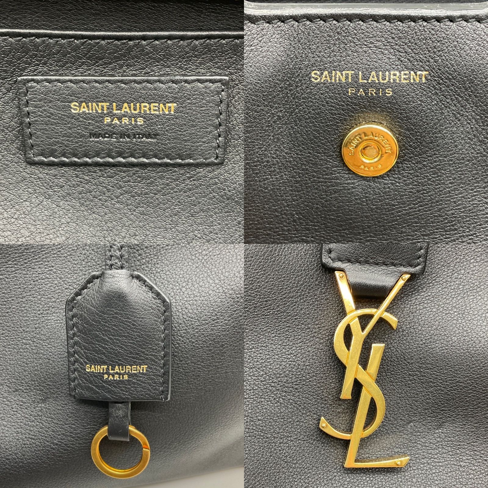 ▽SAINT LAURENT サンローラン ダウンタウン カバス ハンドバッグ 