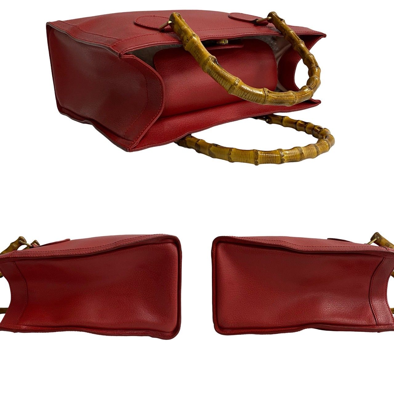 極 美品 希少品 GUCCI グッチ オールドグッチ ヴィンテージ バンブー 