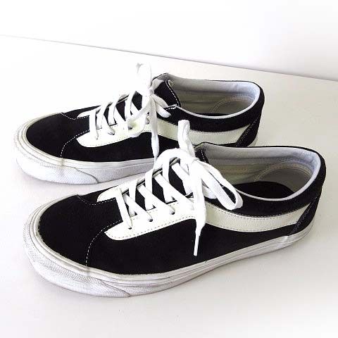 バンズ VANS 2018 復刻 BOLD NI ボールド ニー スニーカー シューズ スエード レザー レア 希少 US 9 黒 ブラック 白 27.0cm くつ 靴