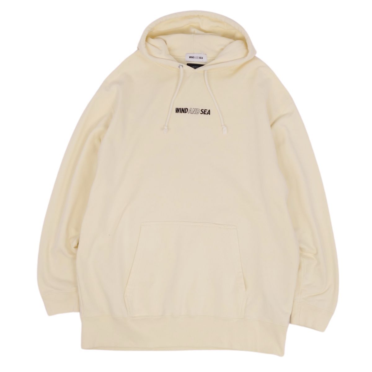 美品 ウィンダンシー WIND AND SEA MINTCREW スウェット パーカー プルオーバー トップス メンズ XL ベージュ