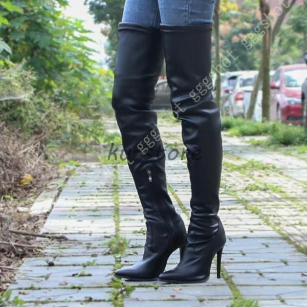 ロングブーツ LLサイズ 旨く 