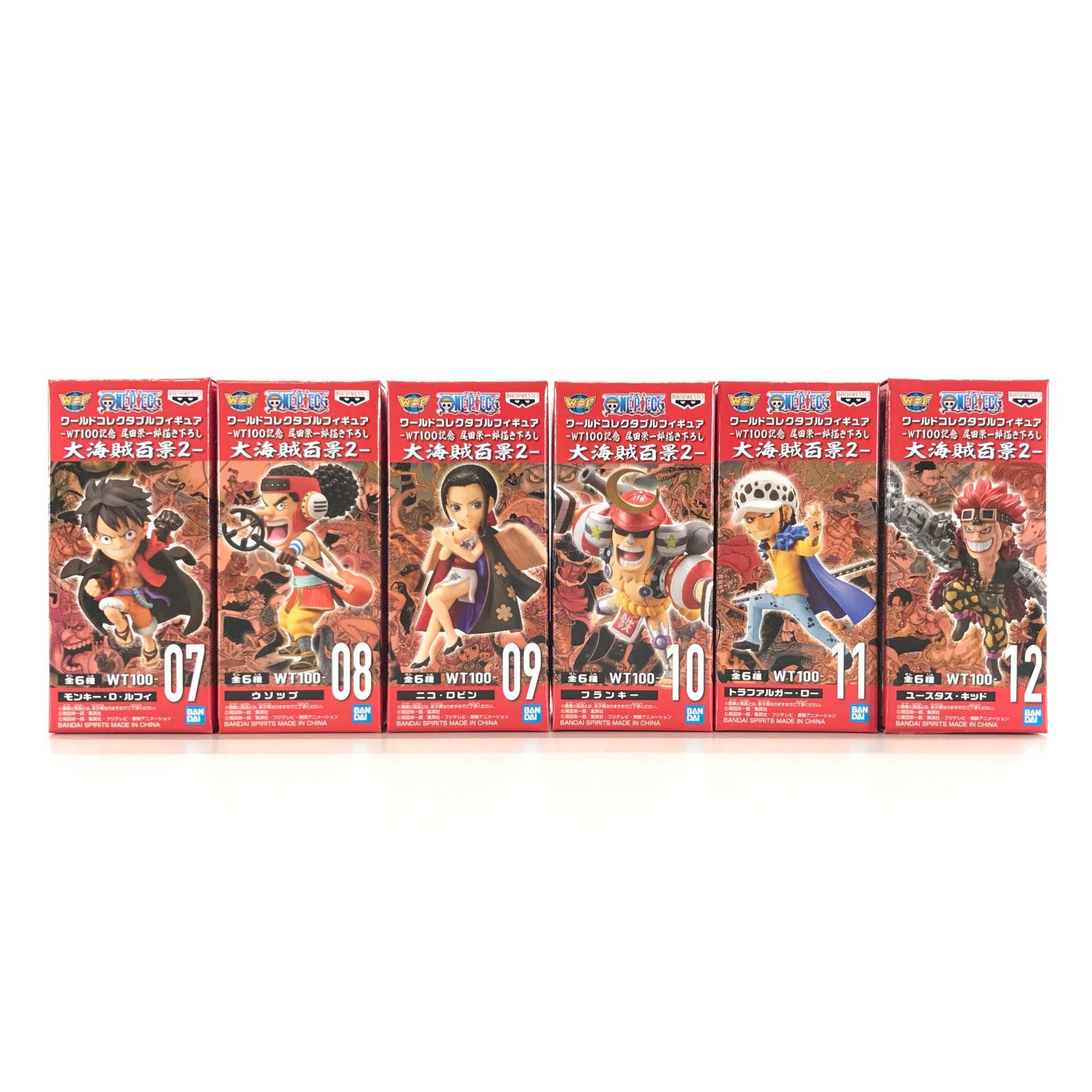 ○BANDAI SPIRITS フィギュア 全6種セット 「ワンピース
