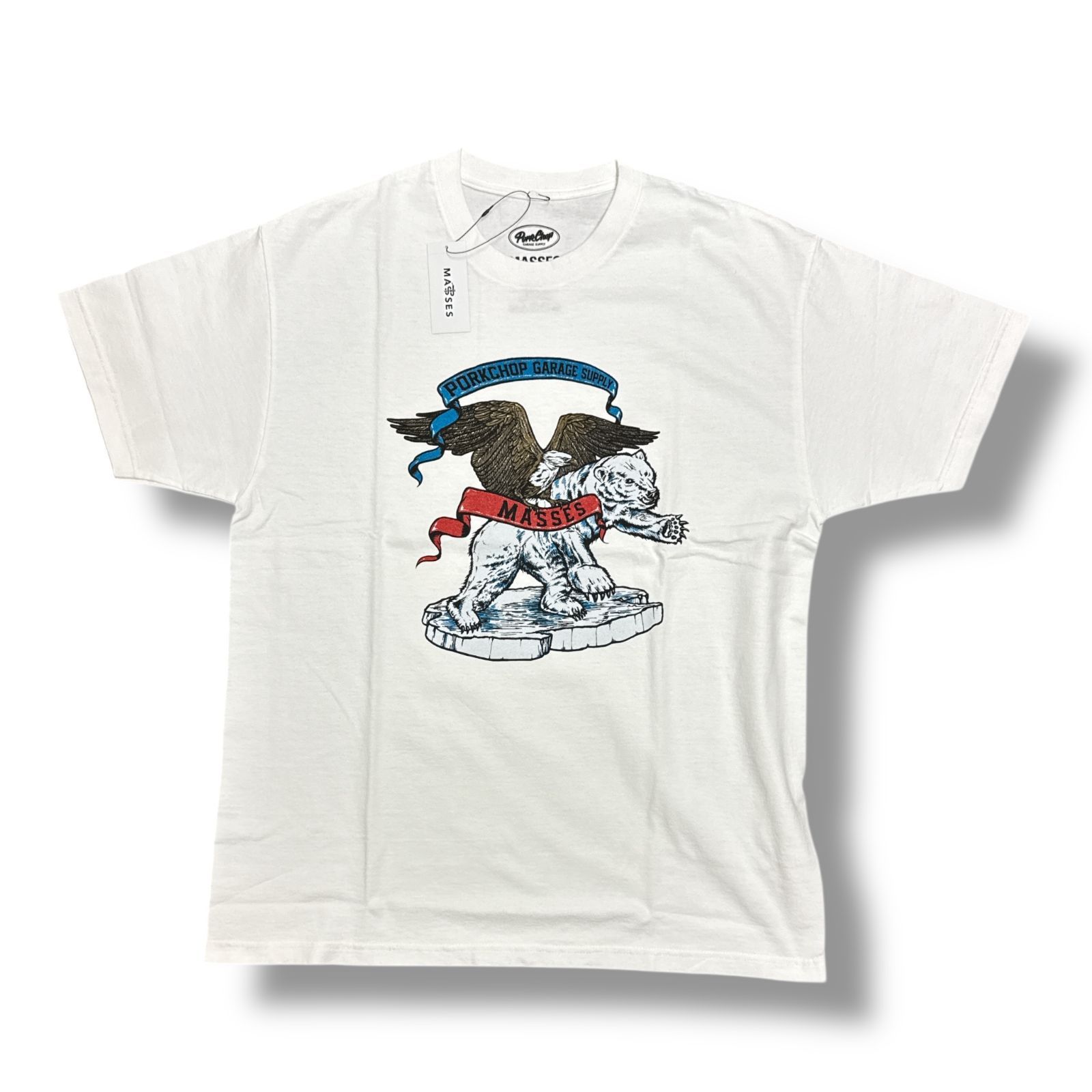 PORKCHOP GARAGE SUPPLY - SWEAT HOODED POLA BEAR P (×MASSES