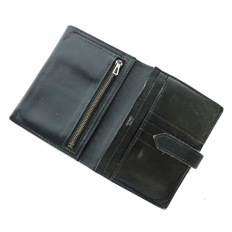 エルメス HERMES ベアンコンパクト 財布 二つ折り ボックス