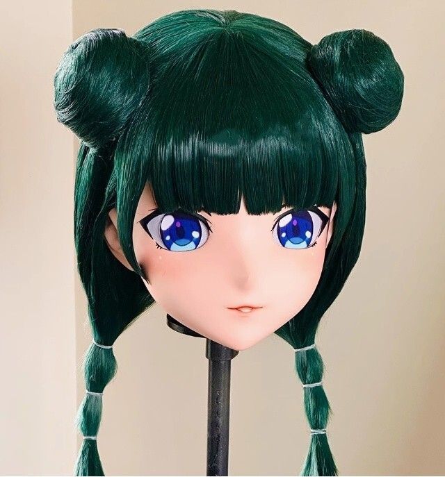 全頭マスク カツラ付き ロック付き NO.93 フルマスク ドール