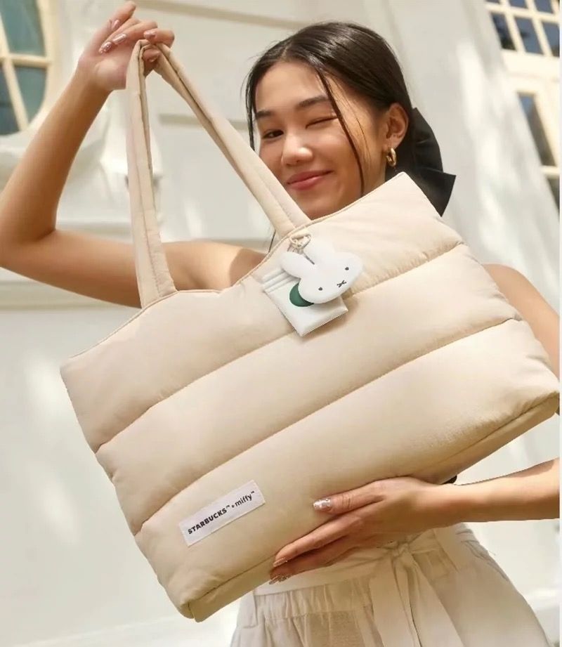 スターバックス海外台湾miffy ミッフィーコラボ トートーバッグ