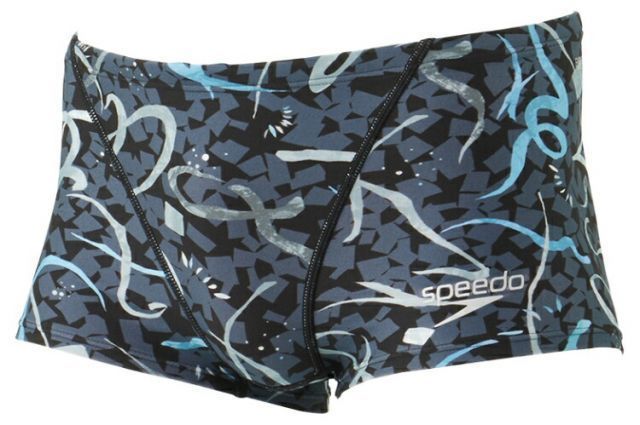 speedo スピード FELICITATION T-BOX GYxBL O ST52401 GB | スイムウェア メンズボックス ジャマー 耐塩素性 4WAYストレッチ性 ハーフパンツ レッグ丈 スピンドル付き 練習用 水泳 水着 プール トレーニング