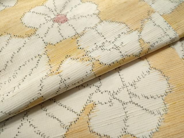 平和屋着物○上質な紬 舞花文 正絹 逸品 未使用 CAAU1981yc - メルカリ