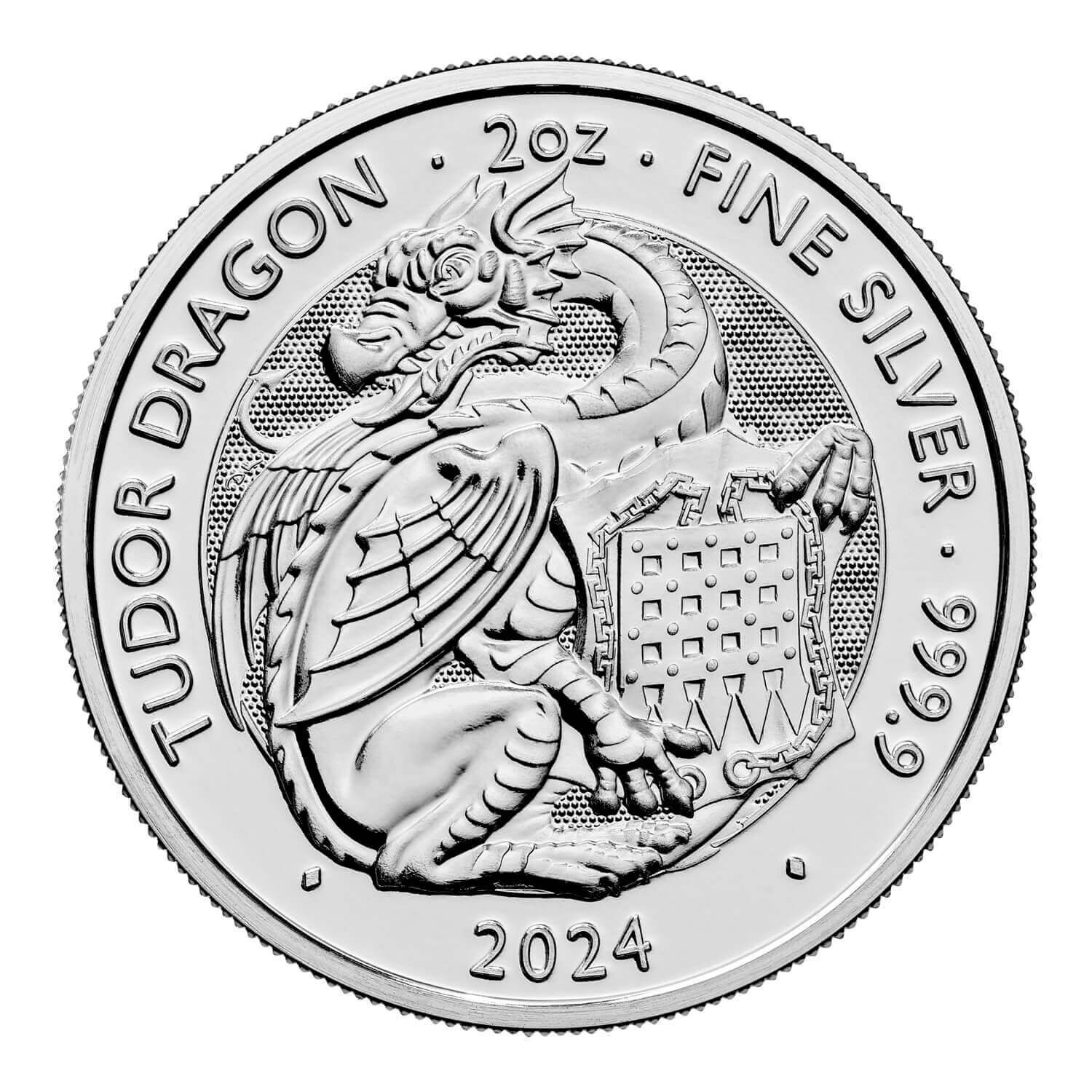 2022年 2OZ ロイヤルチューダービースト銀貨