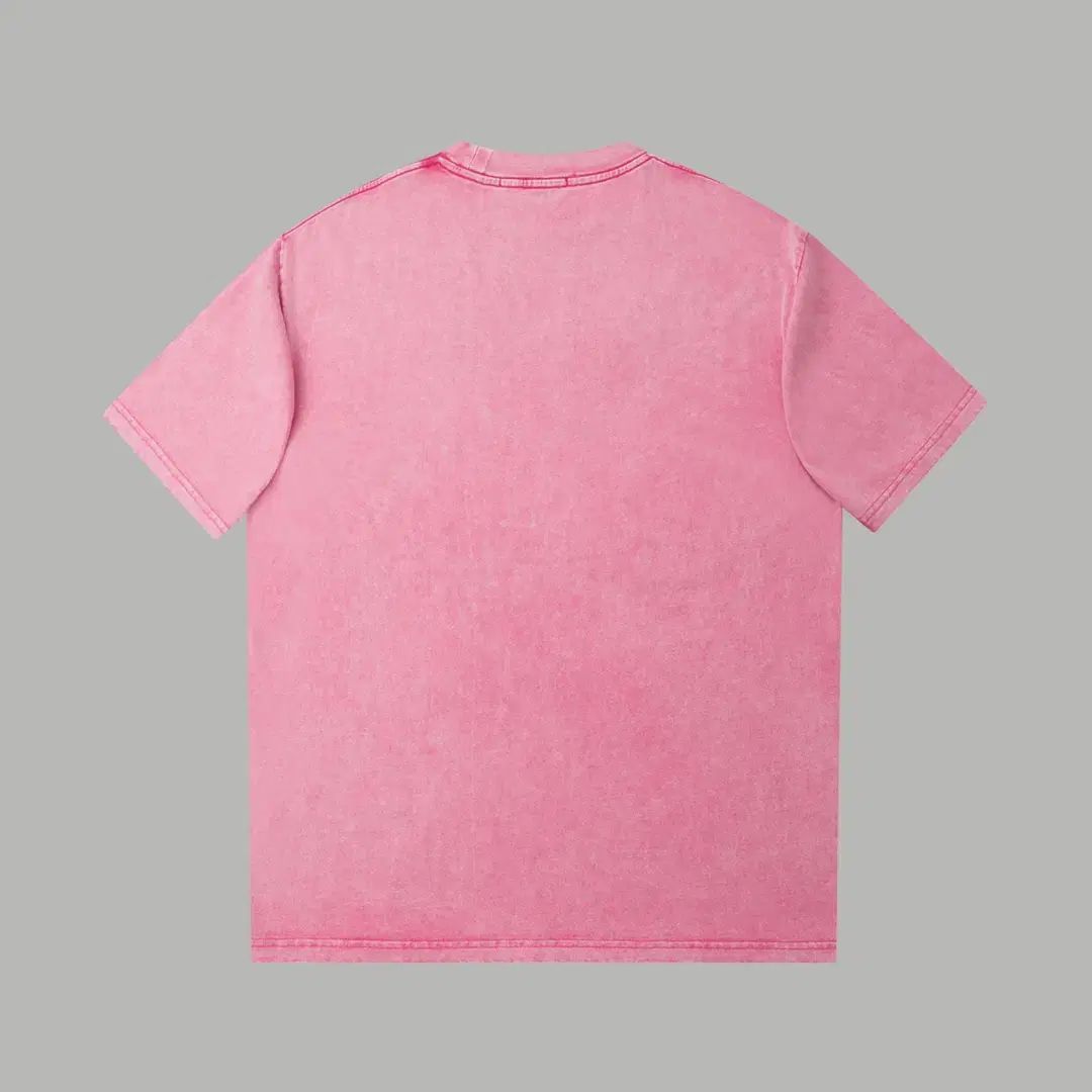 LOUIS VUITTON ピンク 半袖チュニック M 冨張愛さん着用】パールネック半袖チュニック