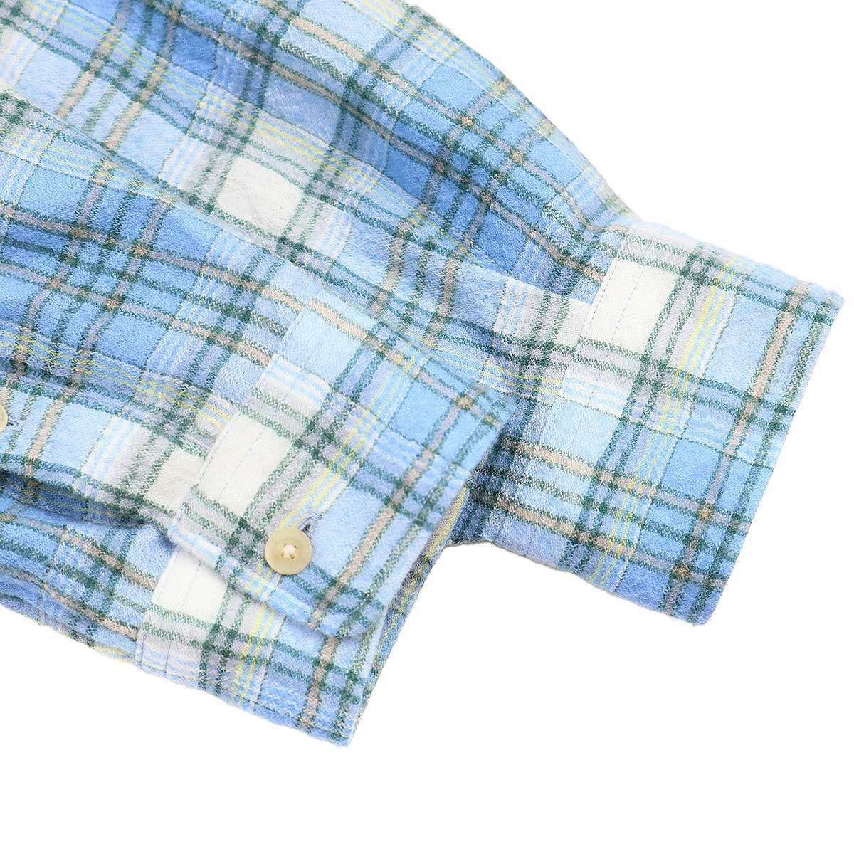 新品 24AW AURALEE ウールチェックシャツ ベージュブルーチェック 3 24AWの隠れた名作？AURALEE AIRY WOOL CHECK SHIRTをレビュー